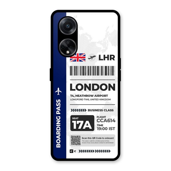 International Boarding Pass London Back Case for Oppo F23