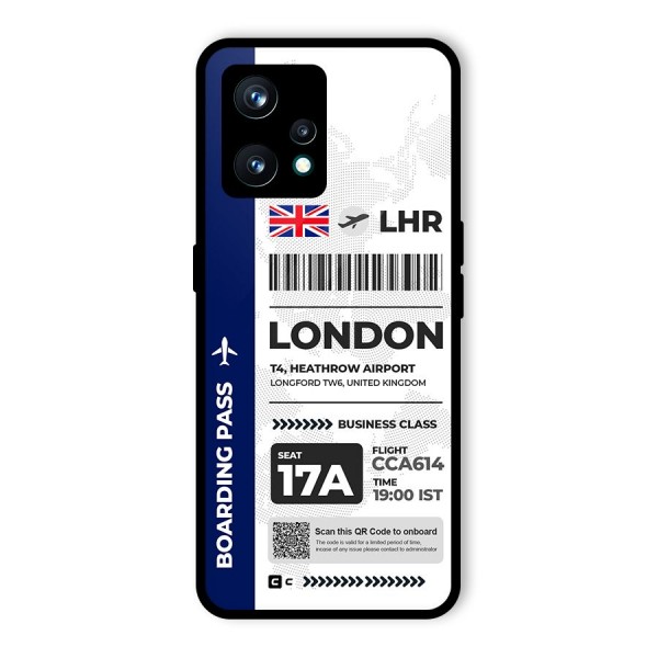 International Boarding Pass London Back Case for Realme 9