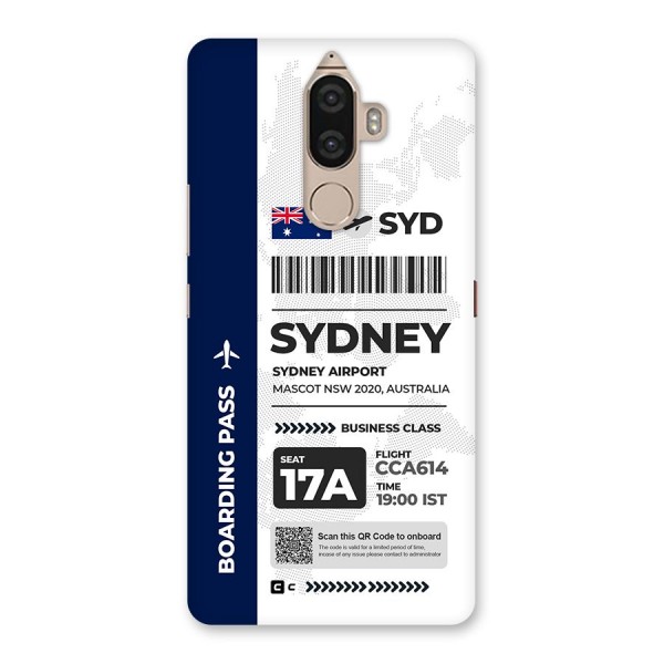 International Boarding Pass Sydney Back Case for Lenovo K8 Note