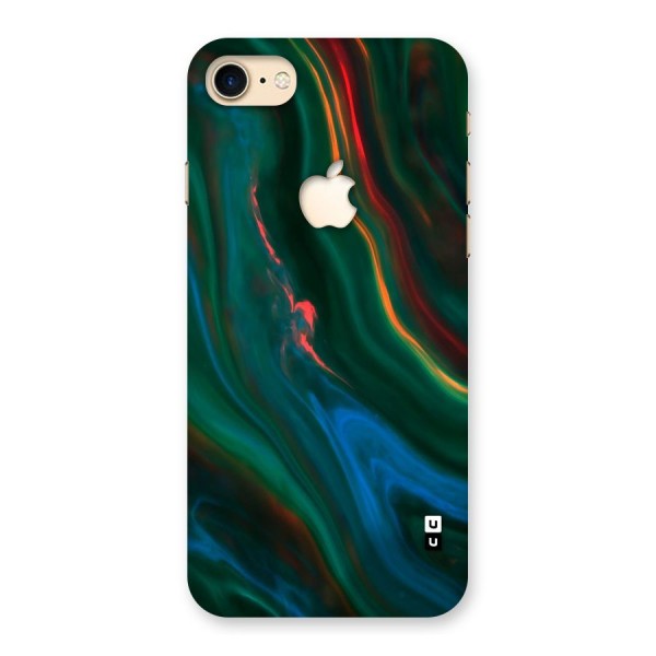 Inverse Marble Back Case for iPhone 7 Apple Cut