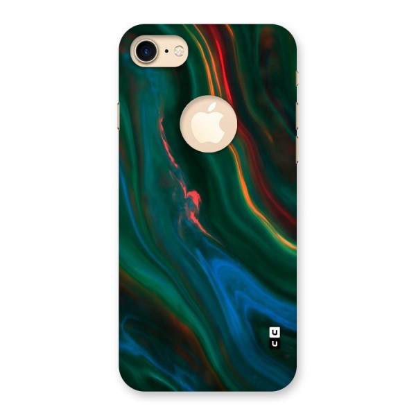 Inverse Marble Back Case for iPhone 8 Logo Cut