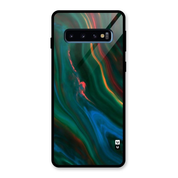 Inverse Marble Glass Back Case for Galaxy S10