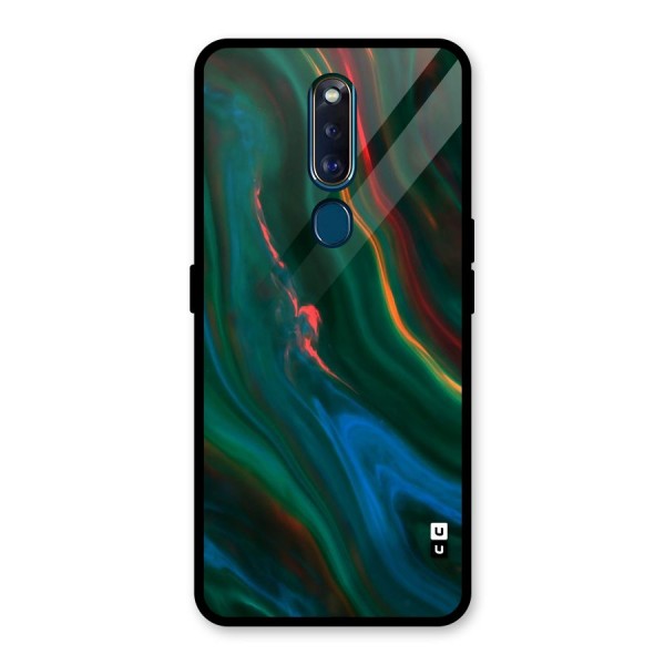 Inverse Marble Glass Back Case for Oppo F11 Pro