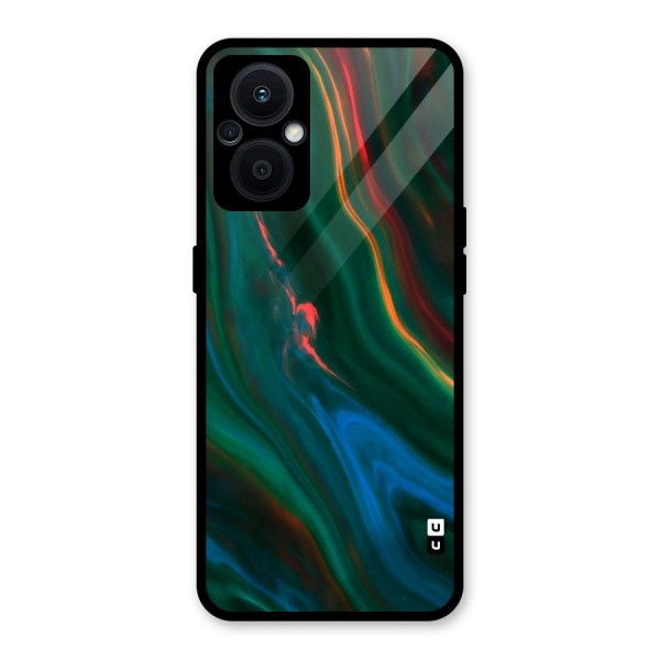 Inverse Marble Glass Back Case for Oppo F21s Pro 5G