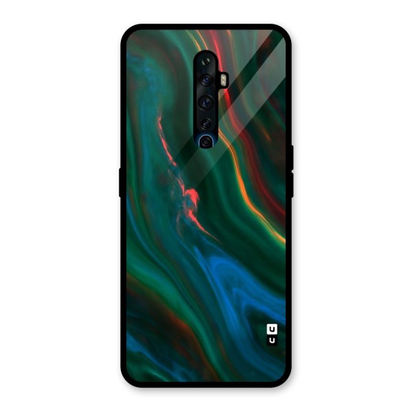 Inverse Marble Glass Back Case for Oppo Reno2 Z