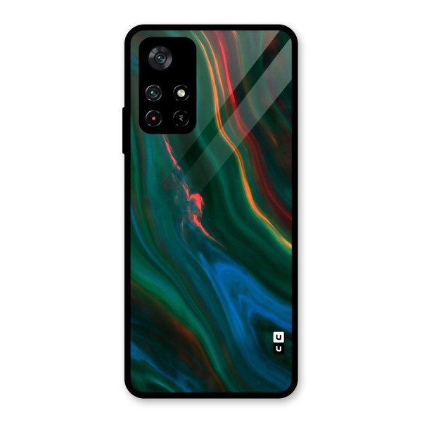 Inverse Marble Glass Back Case for Poco M4 Pro 5G