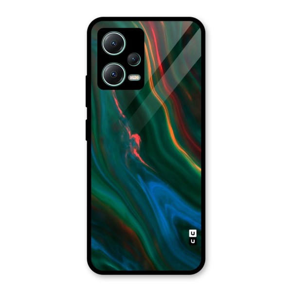 Inverse Marble Glass Back Case for Poco X5