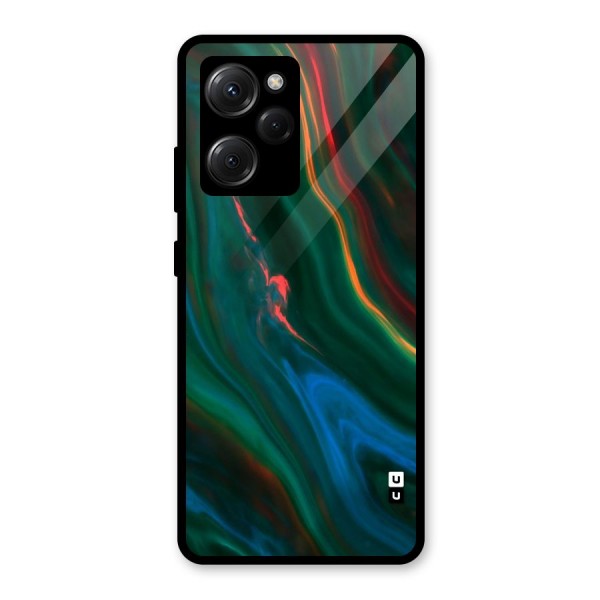 Inverse Marble Glass Back Case for Poco X5 Pro