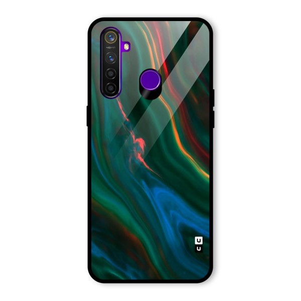 Inverse Marble Glass Back Case for Realme 5 Pro
