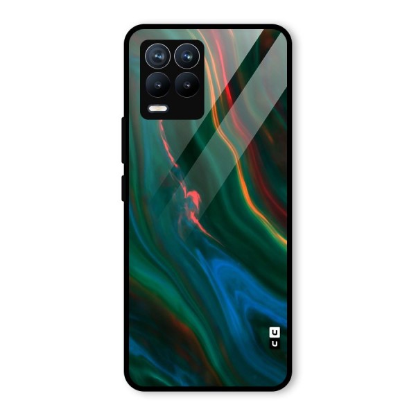 Inverse Marble Glass Back Case for Realme 8