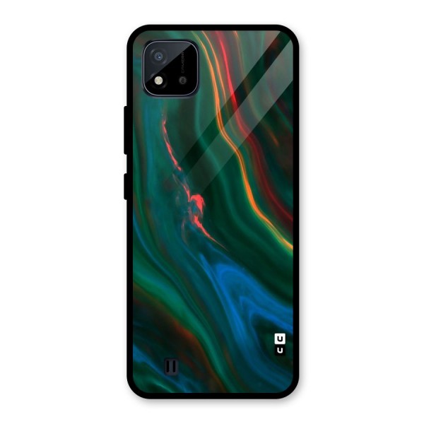 Inverse Marble Glass Back Case for Realme C11 2021