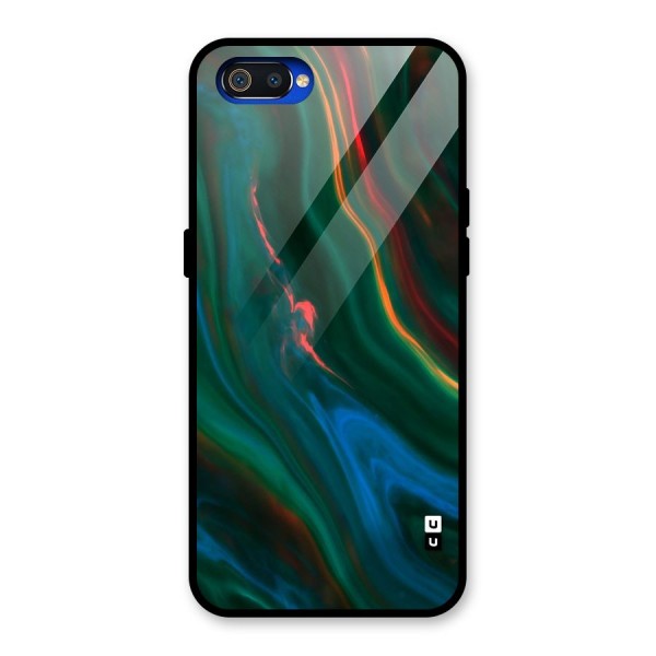 Inverse Marble Glass Back Case for Realme C2