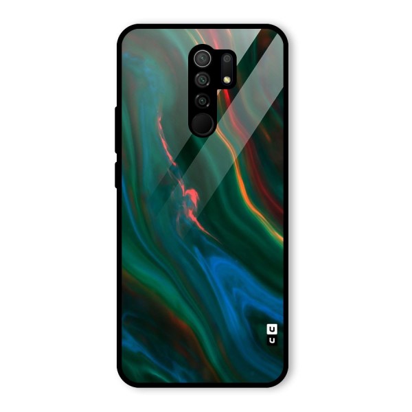 Inverse Marble Glass Back Case for Redmi 9 Prime