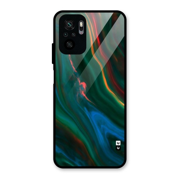 Inverse Marble Glass Back Case for Redmi Note 10