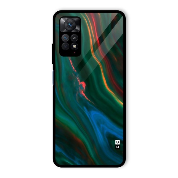 Inverse Marble Glass Back Case for Redmi Note 11 Pro