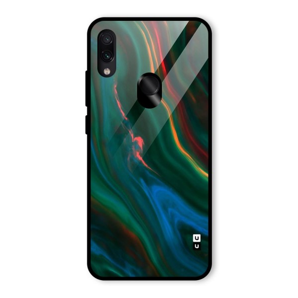 Inverse Marble Glass Back Case for Redmi Note 7S