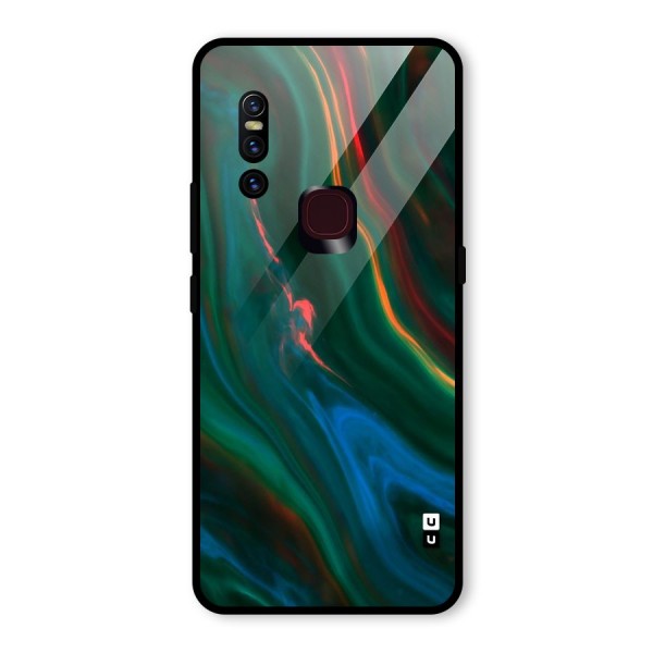 Inverse Marble Glass Back Case for Vivo V15