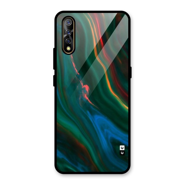 Inverse Marble Glass Back Case for Vivo Z1x