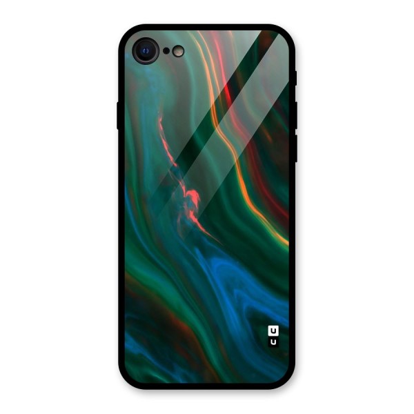 Inverse Marble Glass Back Case for iPhone 8