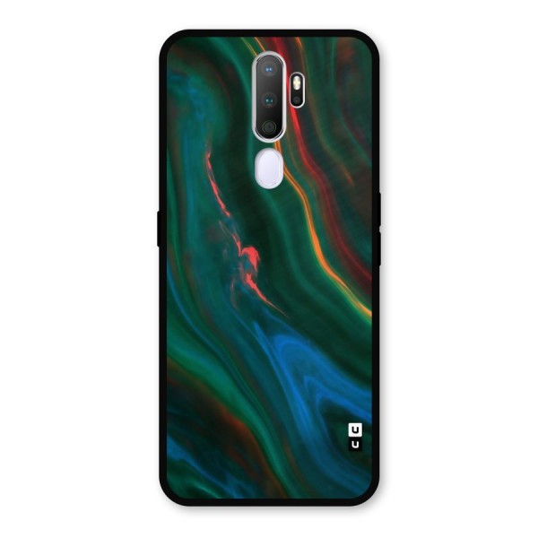 Inverse Marble Metal Back Case for Oppo A9 (2020)