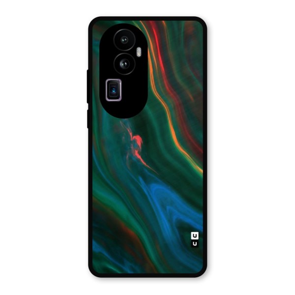 Inverse Marble Metal Back Case for Oppo Reno10 Pro Plus