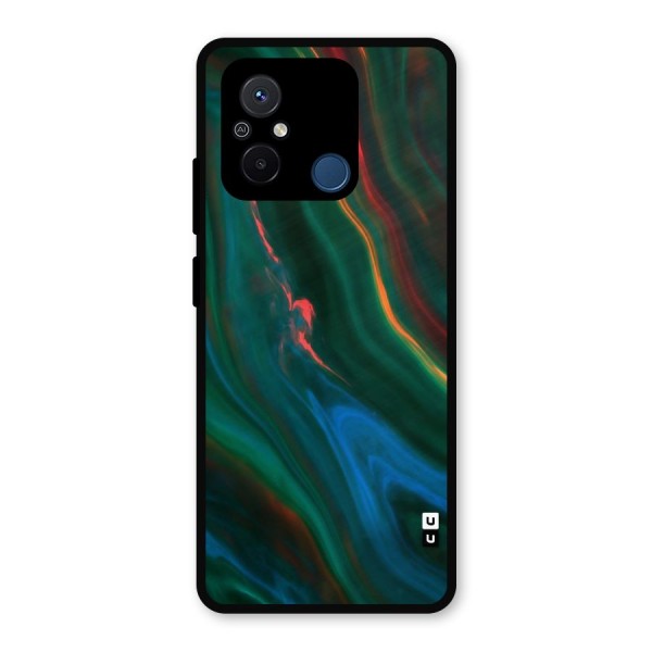 Inverse Marble Metal Back Case for Poco C55