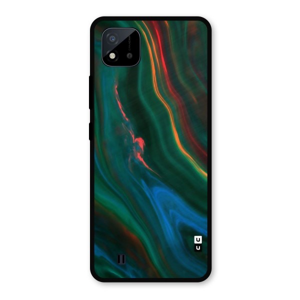 Inverse Marble Metal Back Case for Realme C11 2021