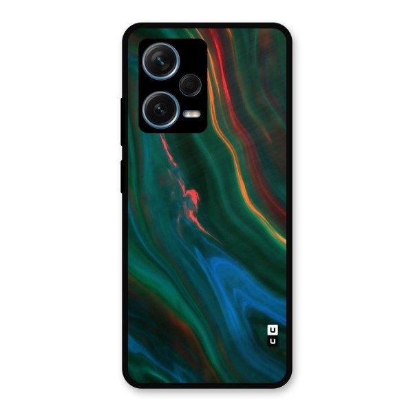 Inverse Marble Metal Back Case for Redmi Note 12 Pro Plus 5G