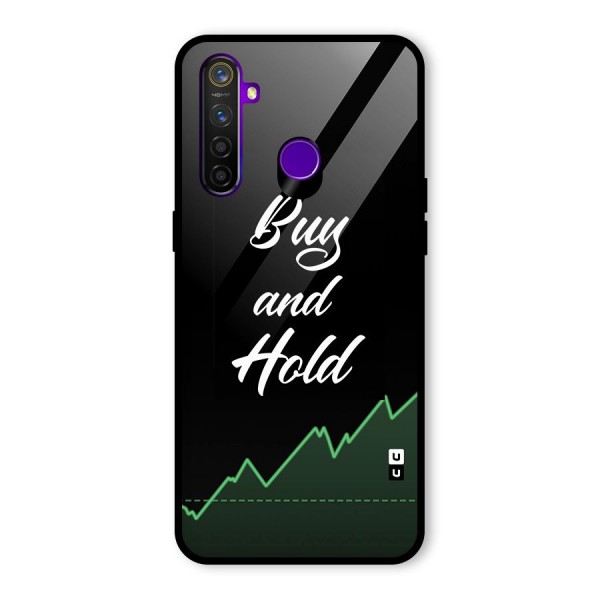 Investors Quote Buy and Hold Glass Back Case for Realme 5 Pro