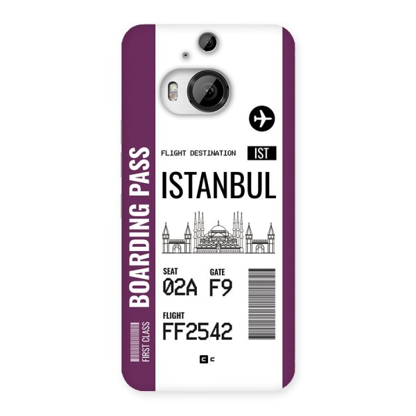 Istanbul Boarding Pass Back Case for HTC One M9 Plus