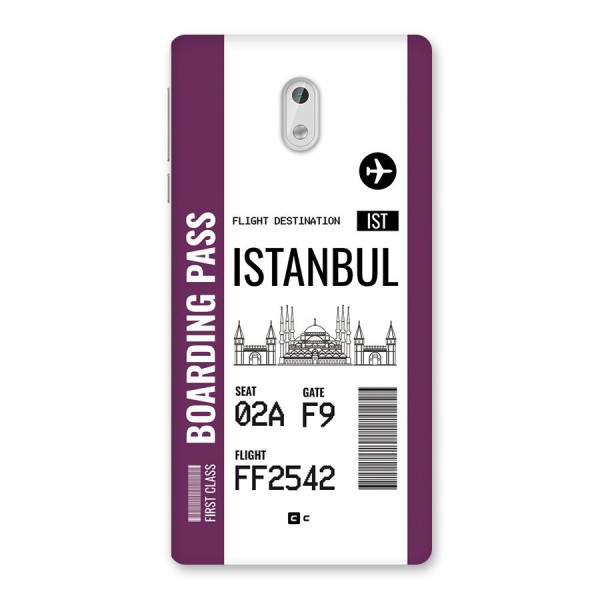 Istanbul Boarding Pass Back Case for Nokia 3