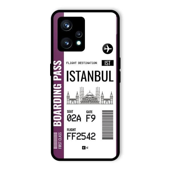 Istanbul Boarding Pass Back Case for Realme 9