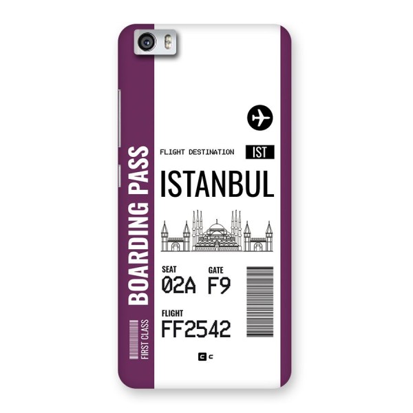 Istanbul Boarding Pass Back Case for Redmi Mi 5