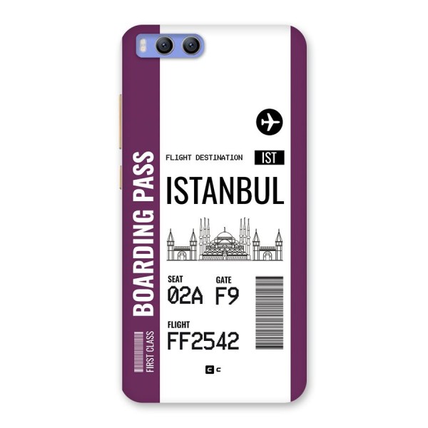 Istanbul Boarding Pass Back Case for Xiaomi Mi 6