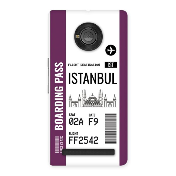 Istanbul Boarding Pass Back Case for Yuphoria