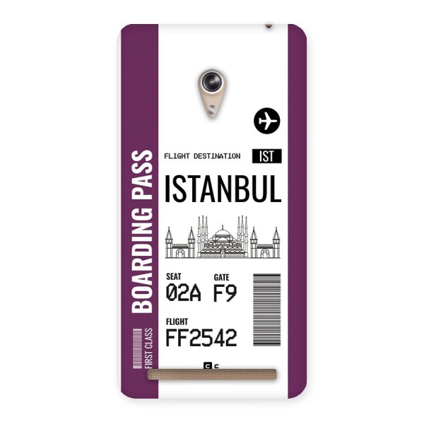 Istanbul Boarding Pass Back Case for Zenfone 6