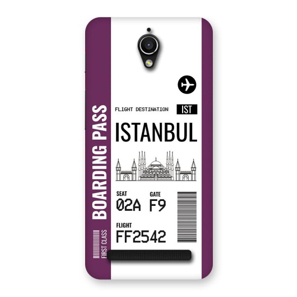 Istanbul Boarding Pass Back Case for Zenfone Go