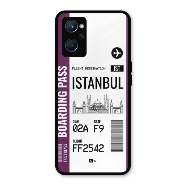 Istanbul Boarding Pass Metal Back Case for Realme 9i