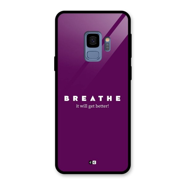 It Will Get Better Glass Back Case for Galaxy S9