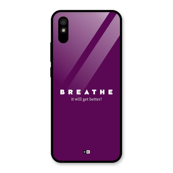 It Will Get Better Glass Back Case for Redmi 9i