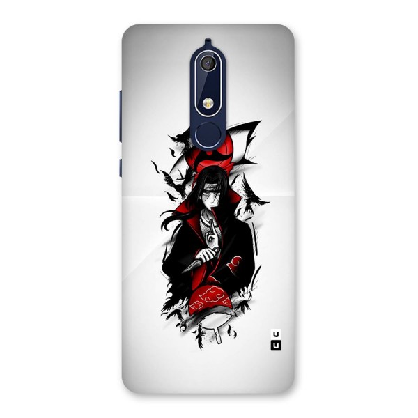 Itachi Combat Back Case for Nokia 5.1