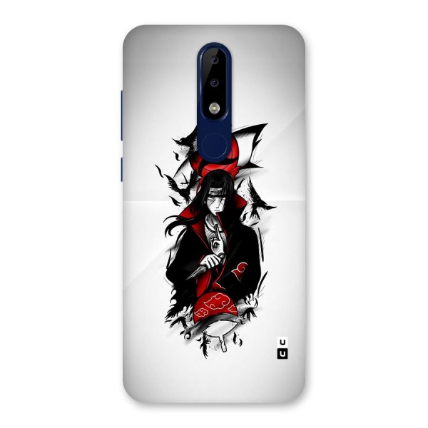 Itachi Combat Back Case for Nokia 5.1 Plus