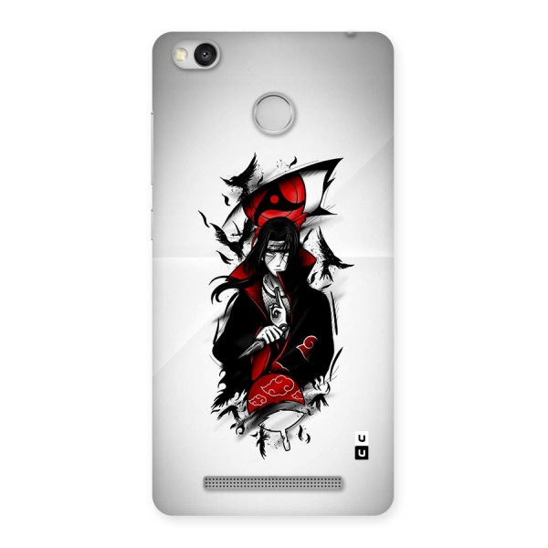 Itachi Combat Back Case for Redmi 3S Prime