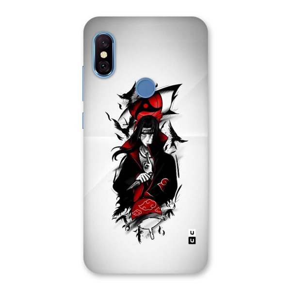 Itachi Combat Back Case for Redmi Note 6 Pro