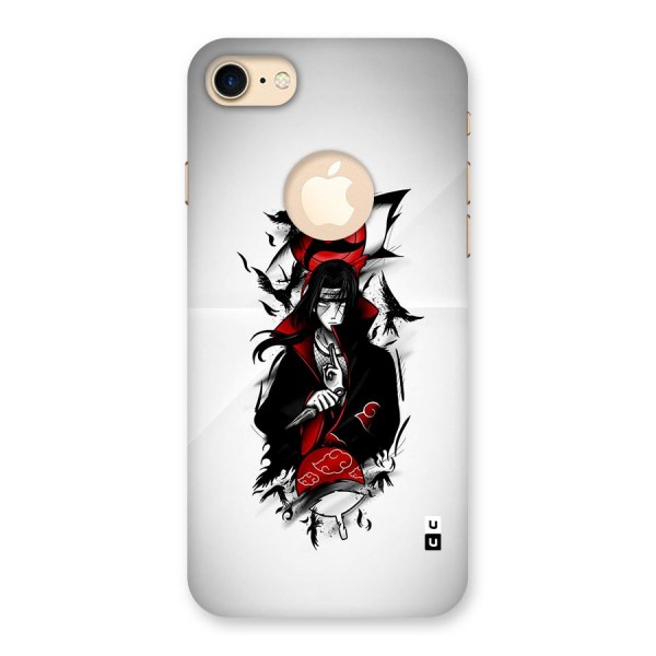 Itachi Combat Back Case for iPhone 8 Logo Cut