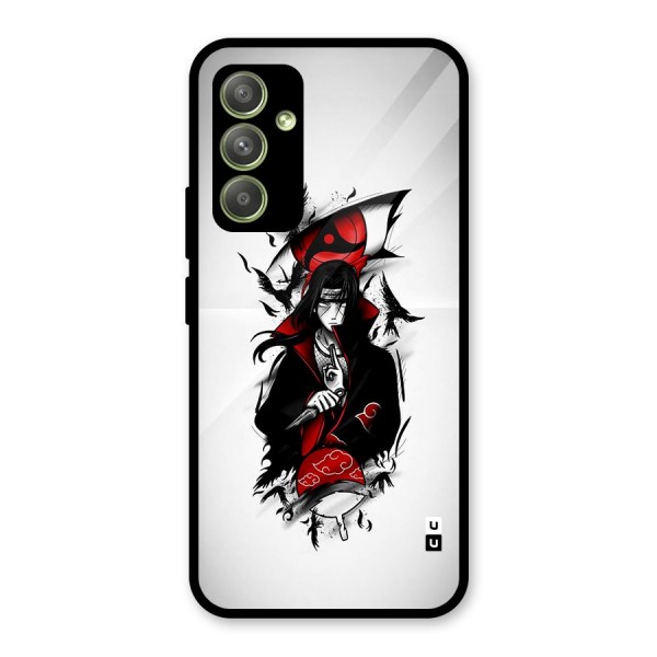 Itachi Combat Glass Back Case for Galaxy A54