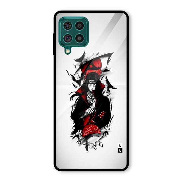 Itachi Combat Glass Back Case for Galaxy F62