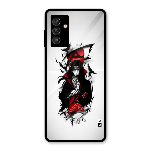 Itachi Combat Glass Back Case for Galaxy M13