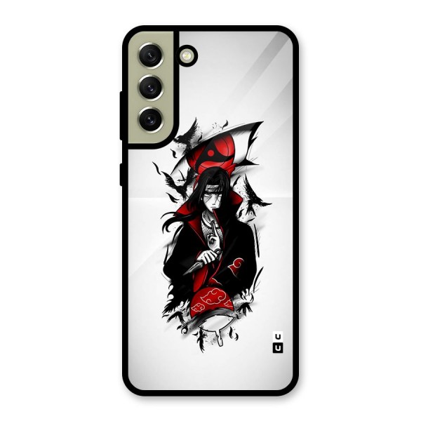 Itachi Combat Glass Back Case for Galaxy S21 FE 5G