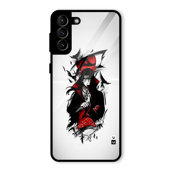 Itachi Combat Glass Back Case for Galaxy S21 Plus